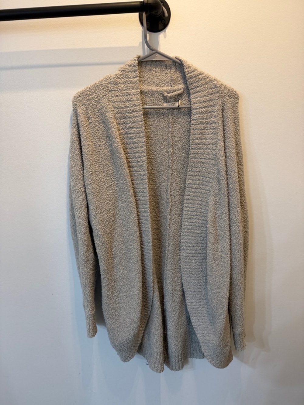 UGG Women's Open-Front Chunky Knit Cardigan - Light Taupe